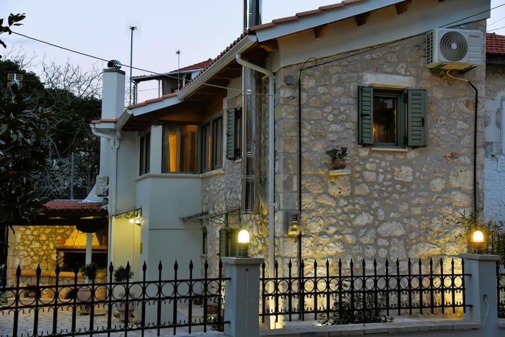Villa La Casa Di Bella A Tradional Stone House With Barbecue Kariá Exterior foto