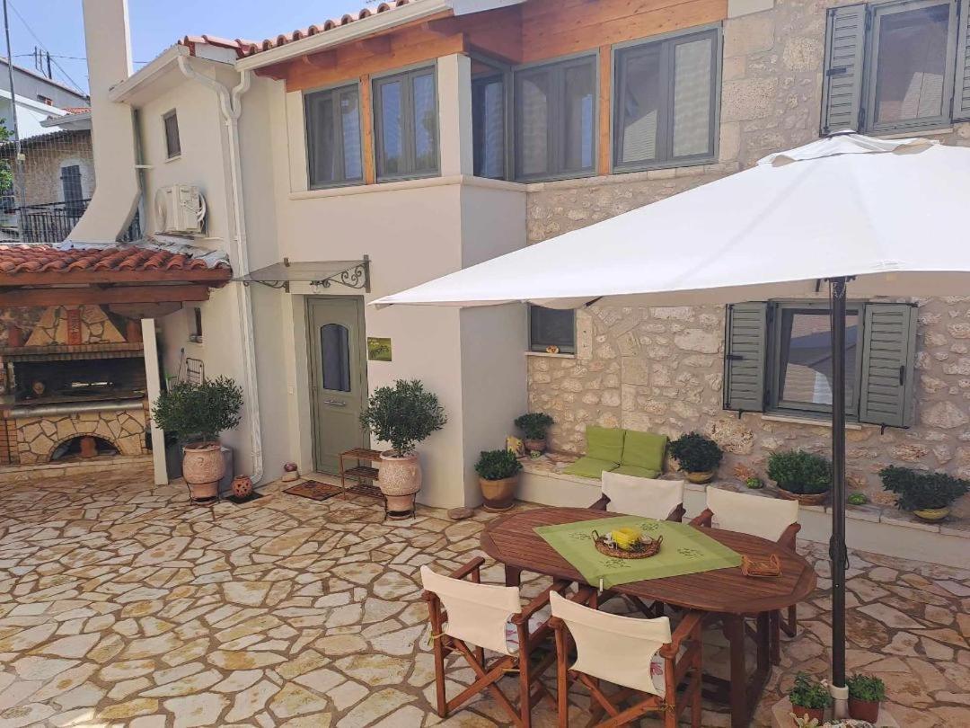Villa La Casa Di Bella A Tradional Stone House With Barbecue Kariá Exterior foto
