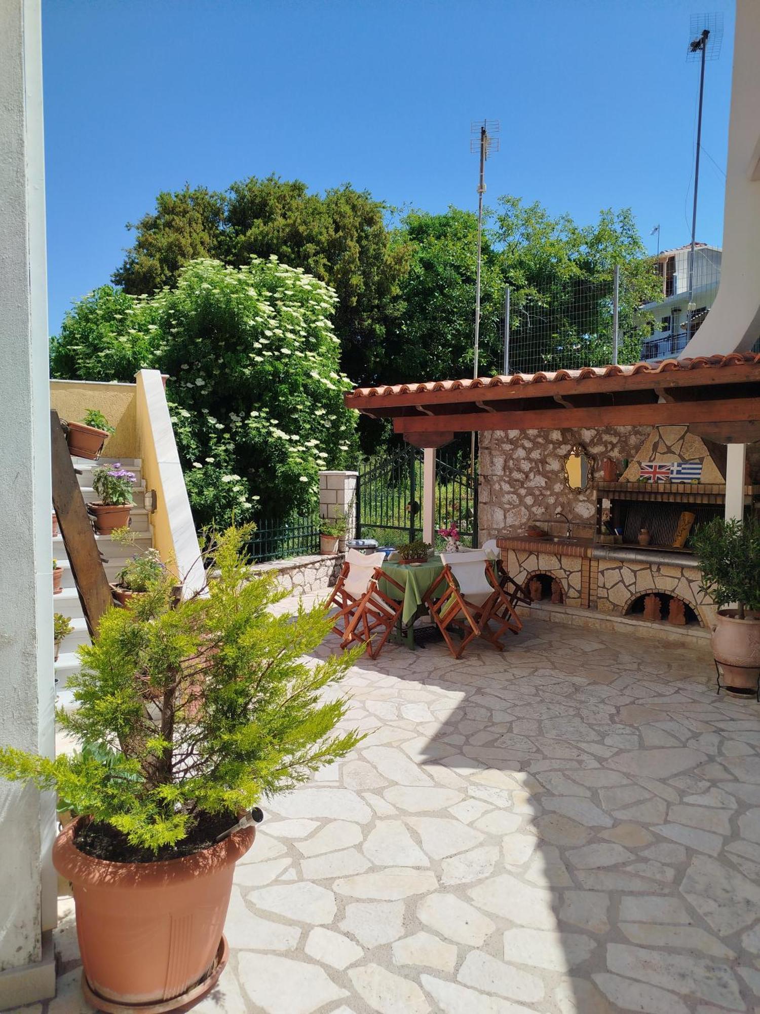 Villa La Casa Di Bella A Tradional Stone House With Barbecue Kariá Exterior foto